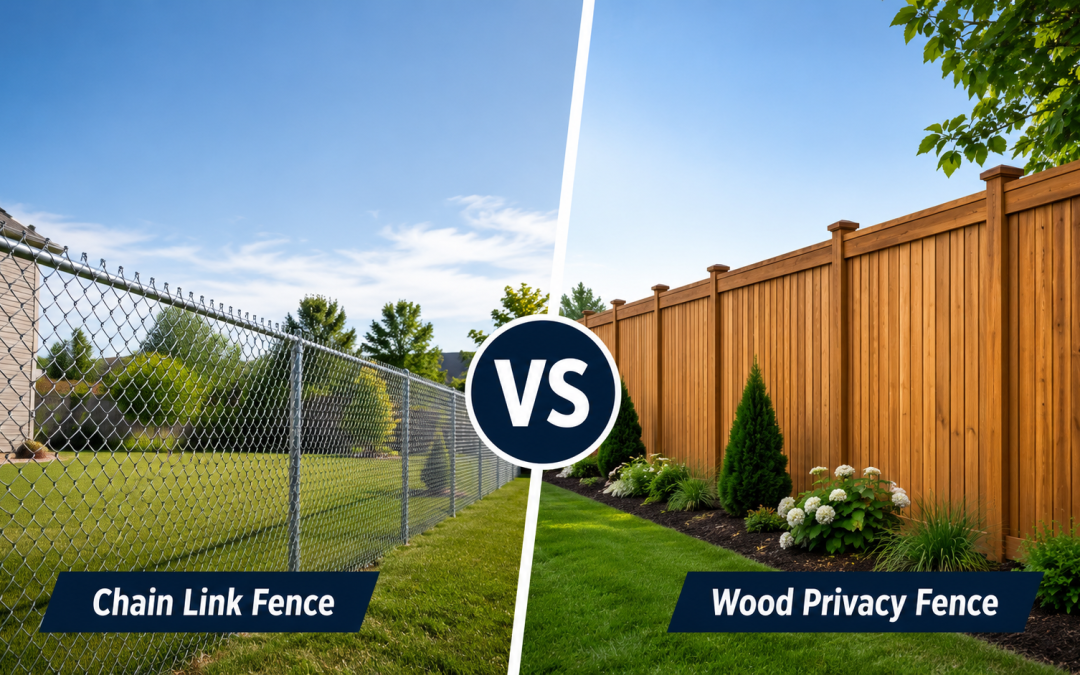 Chain Link vs. Wood Privacy Fence