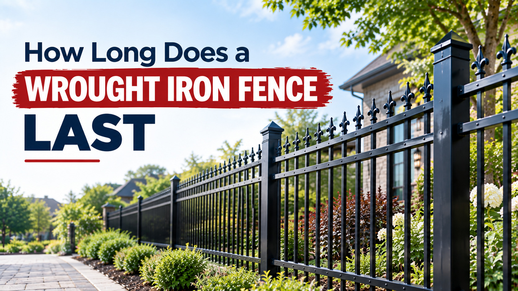 How Long Does A Wrought Iron Fence Last 