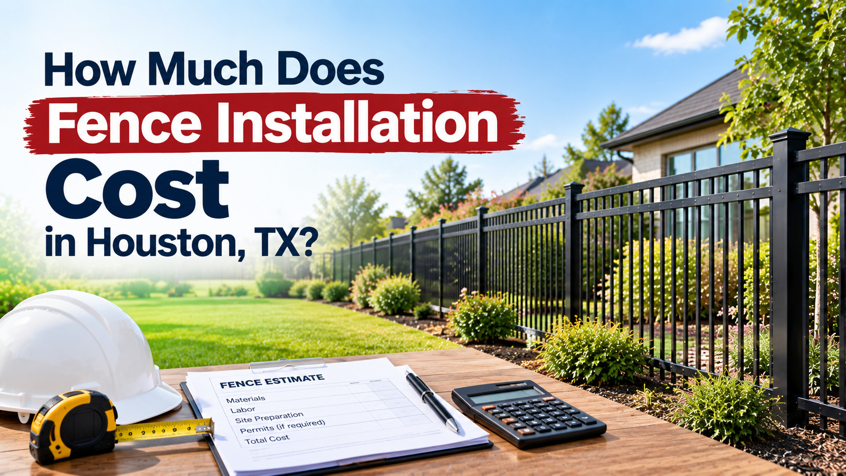 Fence Installation Cost in Houston
