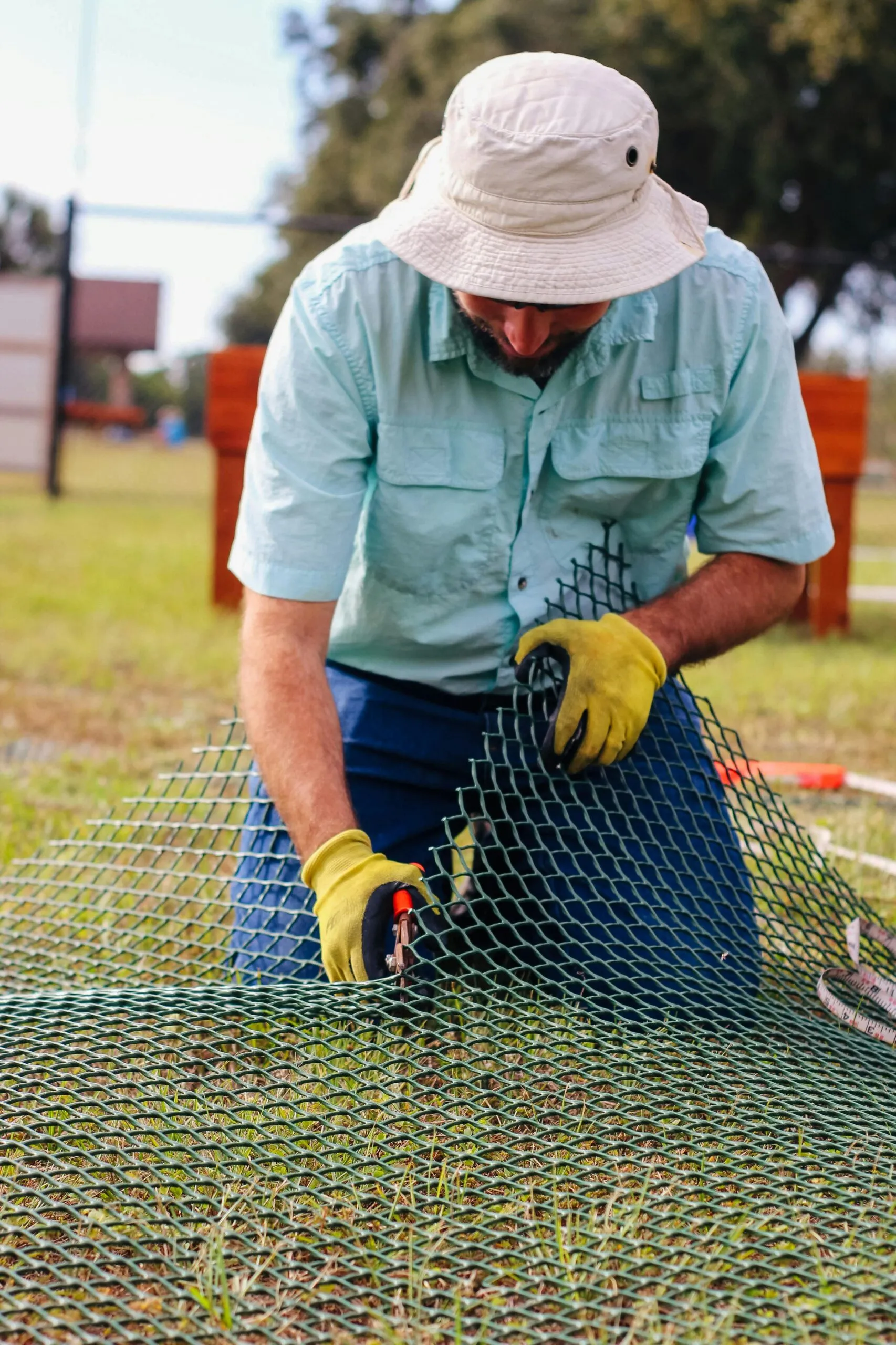 Commercial property fence