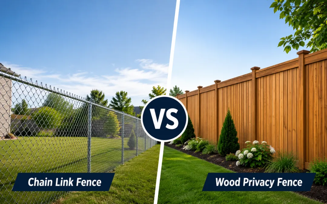 Chain Link vs. Wood Privacy Fence: Pros, Cons, and Costs