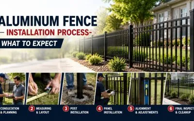 Aluminum Fence Installation Process: What to Expect